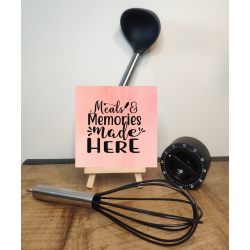 Blokje: Meals & memories...