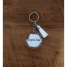 Keychain: Brush Stroke