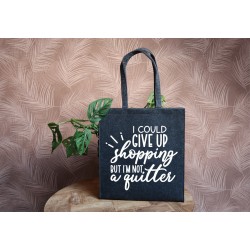 Felt bag: I could give up shopping