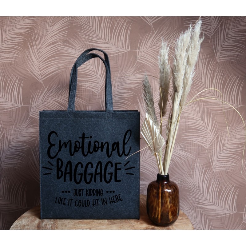 Felt bag: Emotional baggage