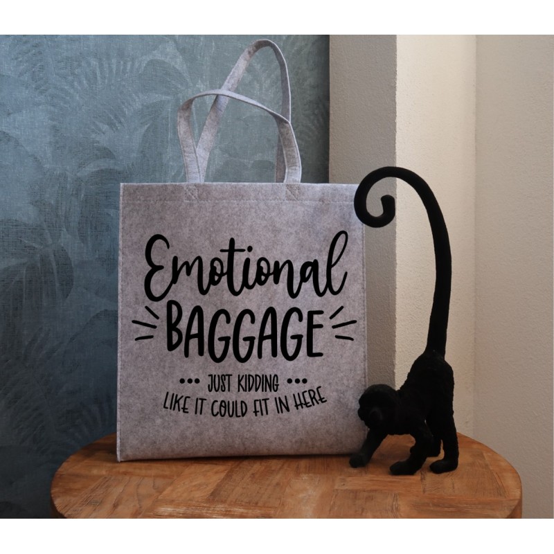 Felt bag: Emotional baggage