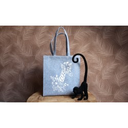 Felt bag: Wildflower Giraffe