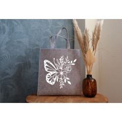 Felt bag: Wildflower Butterfly