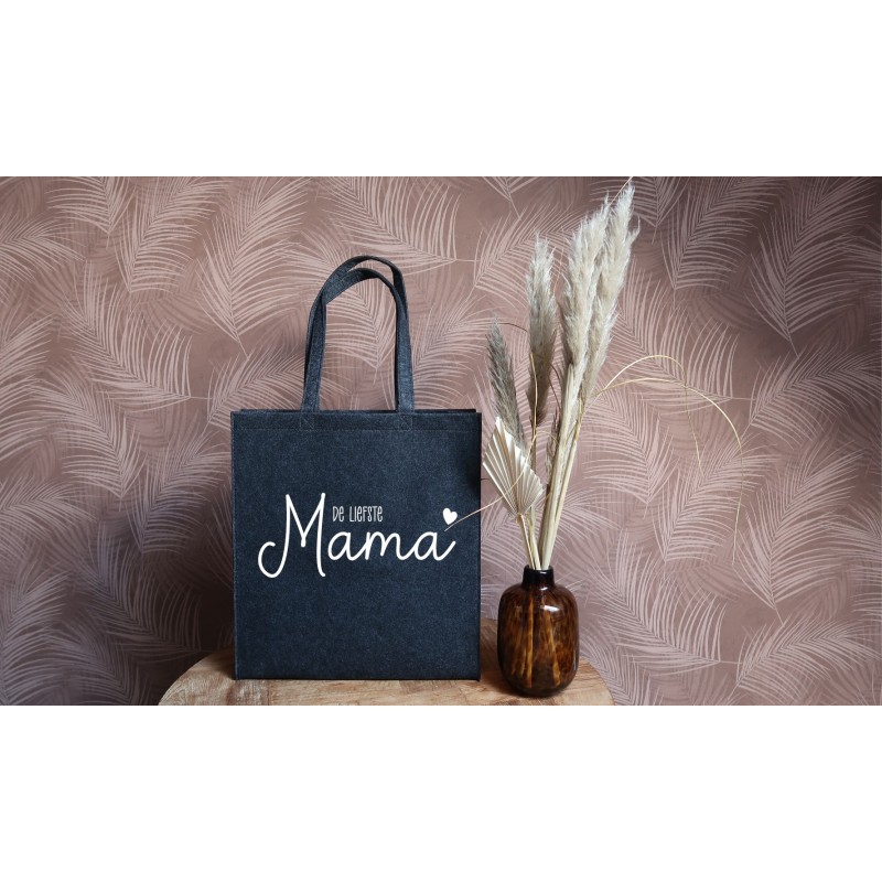 Felt bag: Liefste mama