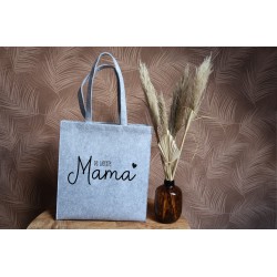 Felt bag: Liefste mama