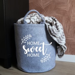 Felt basket: Home sweet home