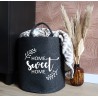 Felt basket: Home sweet home