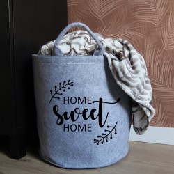 Felt basket: Home sweet home